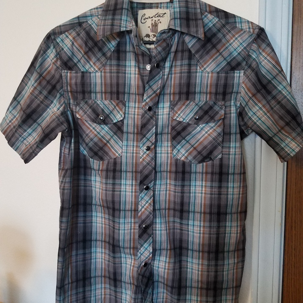 Plaid mens shirt